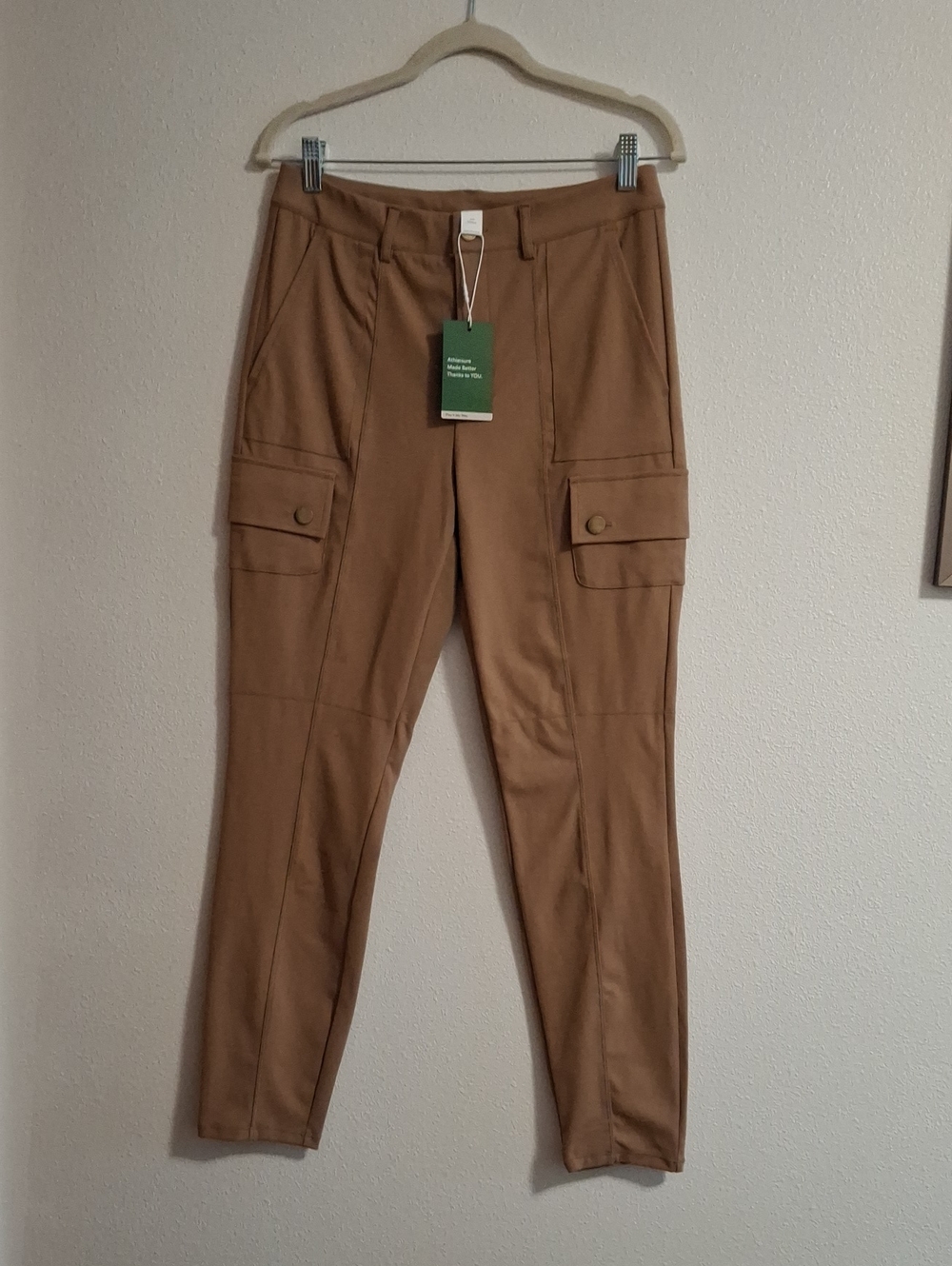 HALARA Daystretch High Waisted Brown Cargo Pants Size Medium - Picture 2 of 5